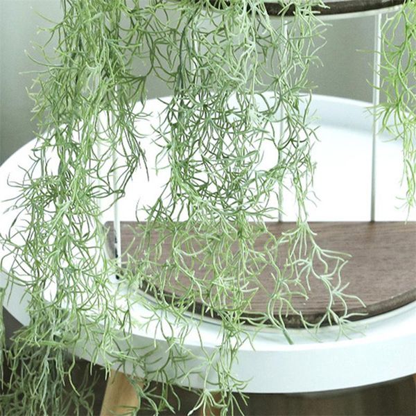 

decorative flowers & wreaths artificial wall hanging air grass vine home fake plant rattan christmas wedding decoration
