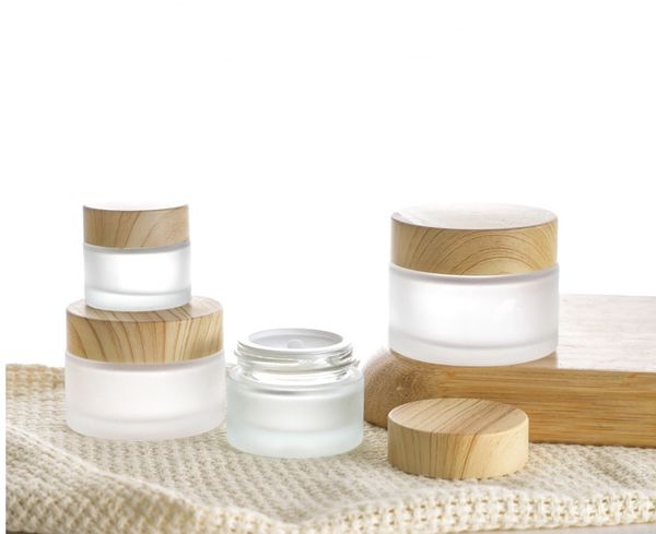 

5g/15g/30g/50g/100g frosted wood grain cover cream bottle cosmetics bottle.