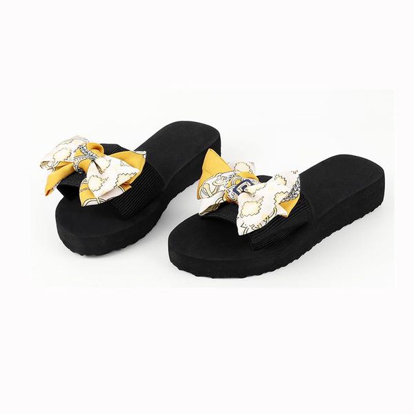 

summer indoor and outdoor eva word ladies fashion sandals slippers, flat-bottomed large size beach slippers, Black