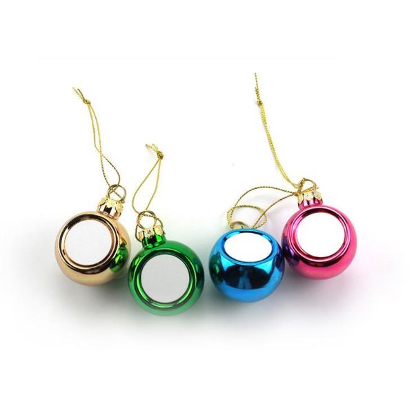 

party decoration sublimation christmas ball diameter 4cm/6cm/8cm blank decor for transfer printing heat press diy xmas gifts favor sn1000