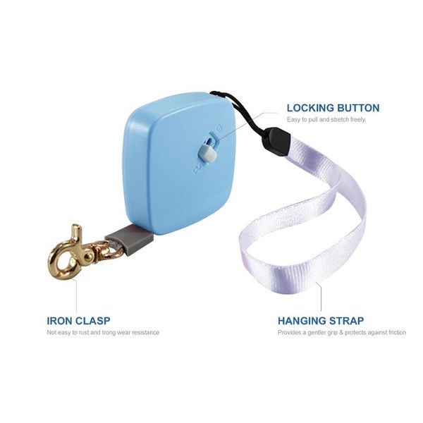 

retractable dog leash anti knotting traction rope anti-slip handle extendable for small and medium pets walking collars & leashes