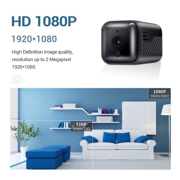 

2mp 1080p battery power wireless wifi ip camera mini cameras