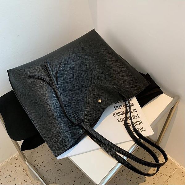 

waist bags women casual solid color large capacity messenger shoulder bag tote handbag ladies shopping