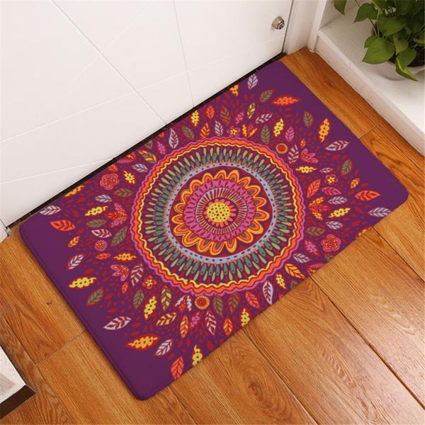 

cushion/decorative pillow bohemian mandala flower doormat entrance door floor mat in the hallway outdoor anti-slip bathroom kitchen carpet r