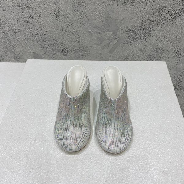 

luxury and comfortable women's shoes r fashion brand high heel slippers with shoe box size 35-40, Red;white