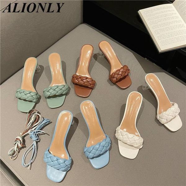 

fashion weave sandals for women 2021 summer open toe low heel casual home slides ladies slip on beach sandal slippers, Black