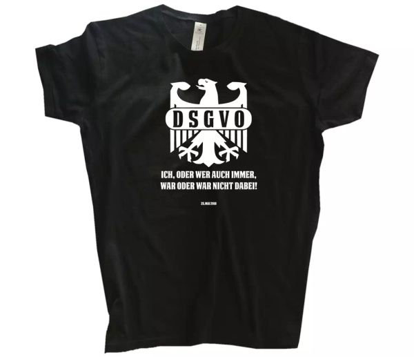 

dsgvo-i or whoever fun internet monitoring censorship t-shirt s-3xl g, White;black
