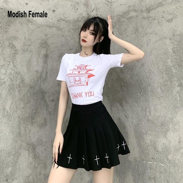 

women's t-shirt price 2021 summer t-shirts short sleeve printed thank you letters grils causal design drop lady tees, White