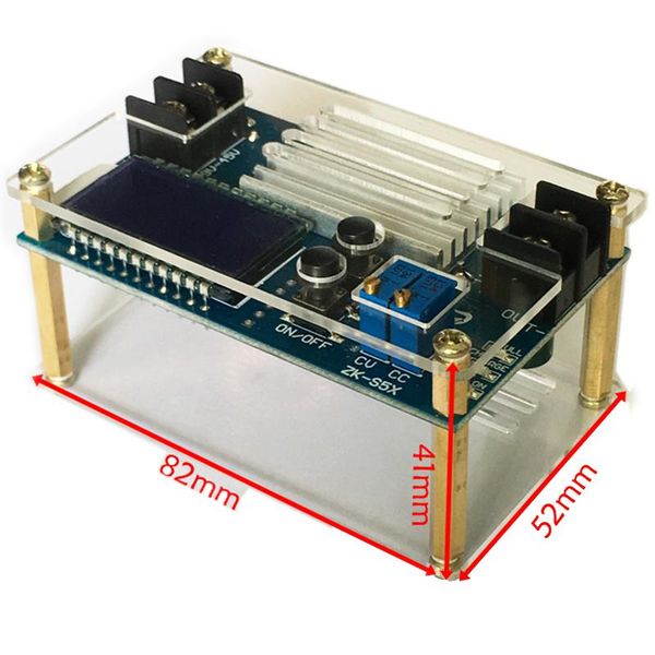 

integrated circuits constant voltage current power supply module dc-dc battery charging lcd display 5a 80w output 11-50v