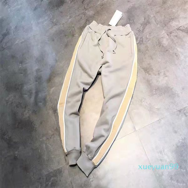 

mens designer pants streetwear asian fashion splicing casual sweatpants women pant luxury street style 5652, Black