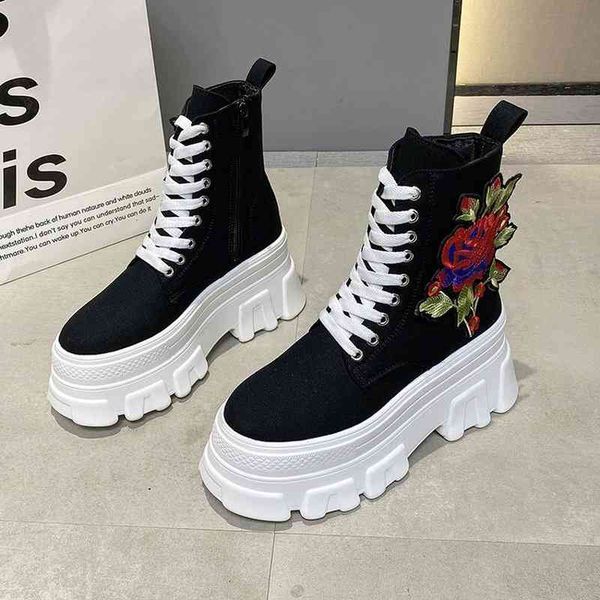 

dress shoes tÃªnis plataforma casual feminino, sapato branco de outono com aumento altura para mulheres, fundo grosso, novo, d526, Black