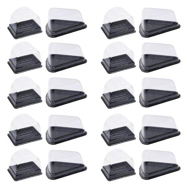 

gift wrap 100pcs mousse cake box dessert packing boxes portable (black)