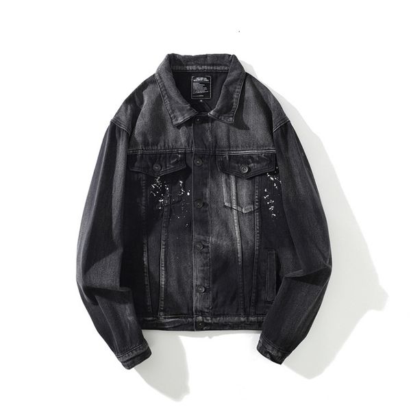 

men's jackets mens fashion casaul hip hop denim pullover jacket student loose casual long sleeve autumn streetwear m-xxl bmzt, Black;brown