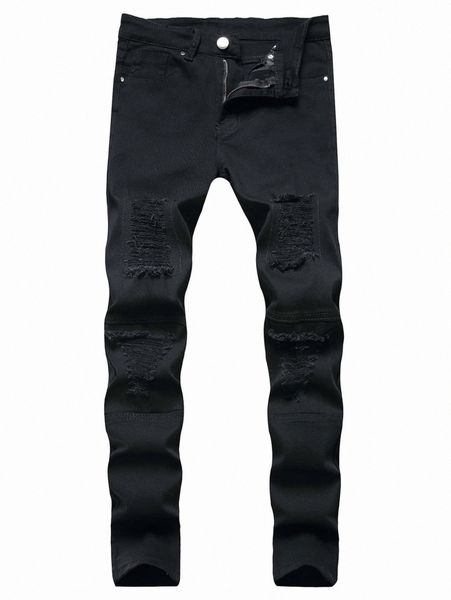 

men zipper fly ripped skinny jeans y2hr#, Blue