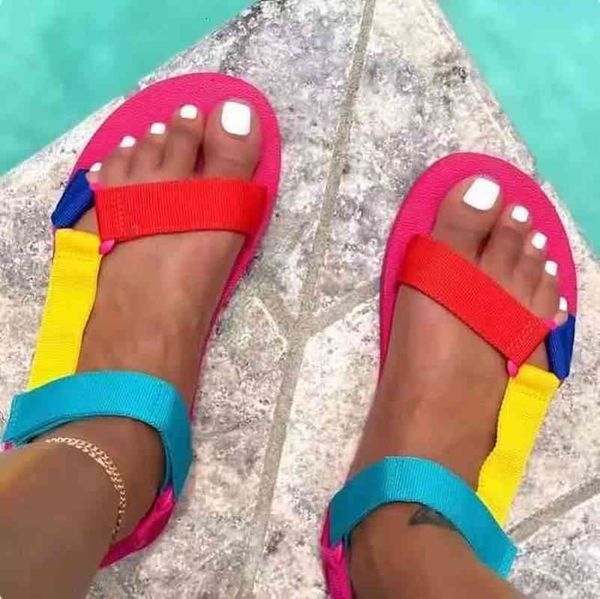 

sandals women's summer slippers, women's fashions, open-toed shoes, beach sandals, casual outdoor platform large size 7y74, Black