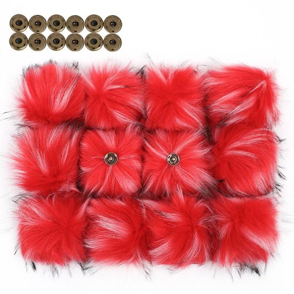 

beanies 12pcs imitation raccoon fur ball clothing shoes hat accessories pendant color artificial detachable