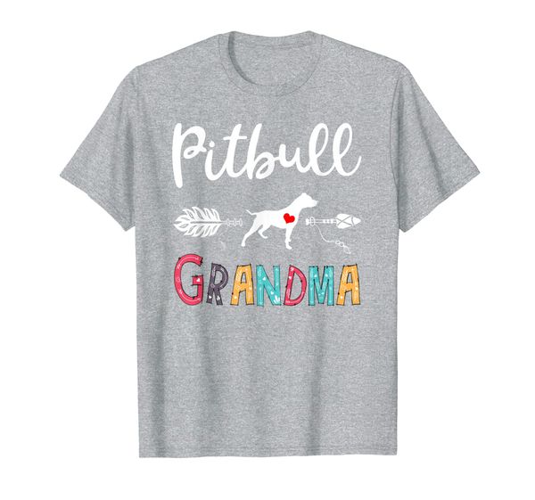 

cute vintage pitbull grandma shirt dog mom mamaw gifts women, White;black