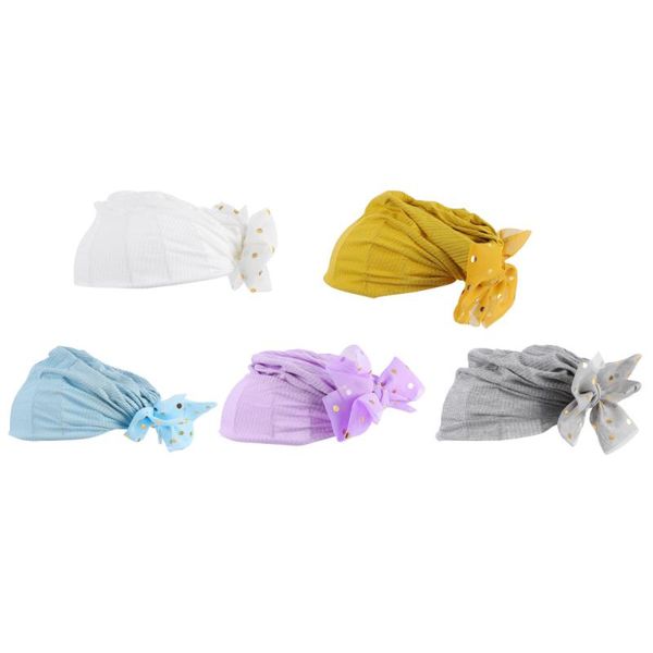 

cycling caps & masks 5pcs kids bow tie children creative baby hats, Black