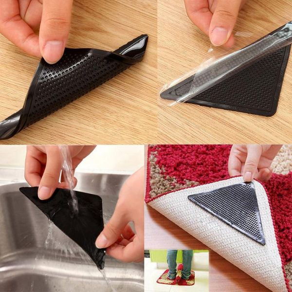 

bath mats 4 x carpet pad non slip tri sticker anti mat pads