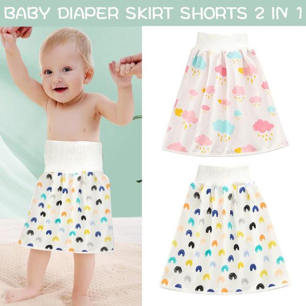 

cloth diapers baby diaper training skirt cotton high waist waterproof reusable children 2 in 1 urination