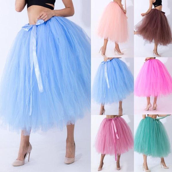 

skirts ostrich women tulletutu solid color skirt bridesmaid bubble maternity fashion pettiskirt princess, Black