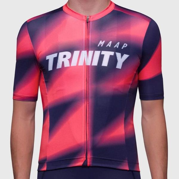 

summer men bike shirt maap short sleeve cycling jersey ropa ciclismo maillot mtb team bicycle racing jackets, Black;red