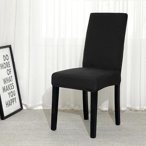 

chair covers spandex elastic cover printing solid dining seat for banquet modern removable anti-dirty kitchen housse de chaise