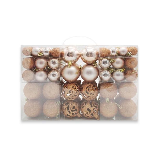 

party decoration christmas ball gift box 100pcs set family decorations tree pendant