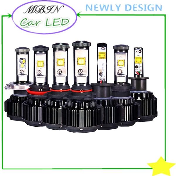 

car headlights refit parts v16 turbo cr-chip led 30w 3600lm 9012 hir2 bright headlight foglight kit plug and play driving bulbs accessories