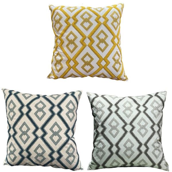

cushion/decorative pillow p82e cotton case sofa cushion cover throw pillowcase for home bed decor
