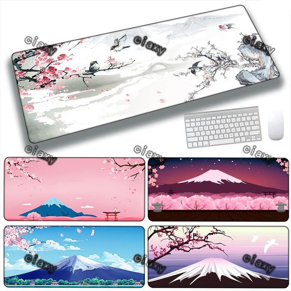 

mouse pads & wrist rests flower pad large mousepad company kawaii accessories xxl xl anime keyboard gaming deskmat pink computer mat gamer