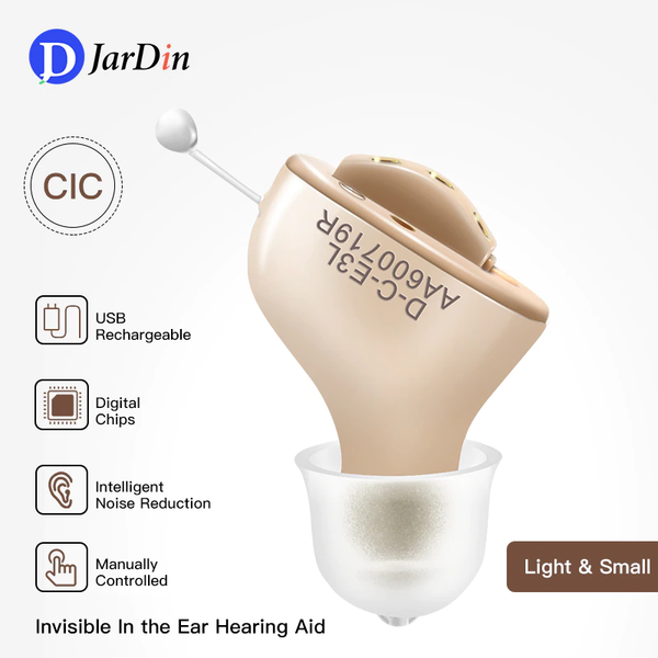

new c5 rechargeable hearing aids mini hearing aid hearing amplifier ear sound amplifier cic aid for deafness/elderlysco