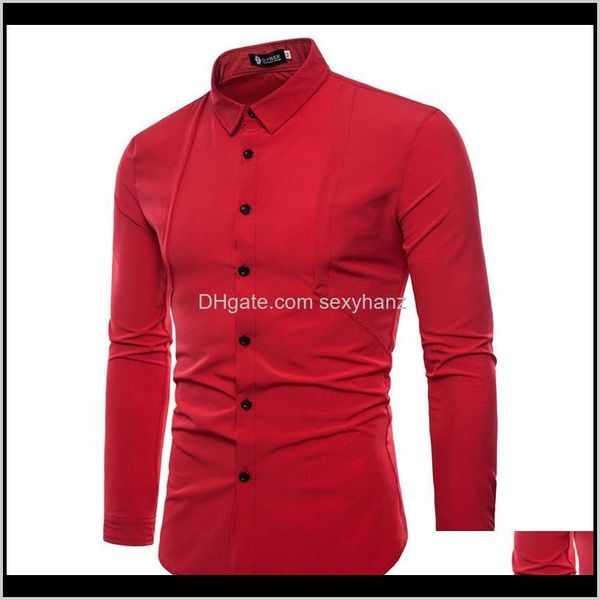 

shirts clothing apparel drop delivery 2021 long-sleeved summer casual personality tailoring mens shirt fashion slim hawaiian men 4 colors 7w, White;black