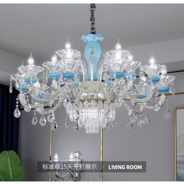 

chandeliers european chandelier living room crystal bedroom dining light luxury atmosphere high-grade led