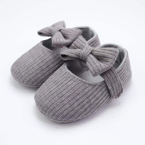 

first walkers born baby girls cotton shoes retro spring autumn toddlers bow-knot prewalkers solid infant soft sole