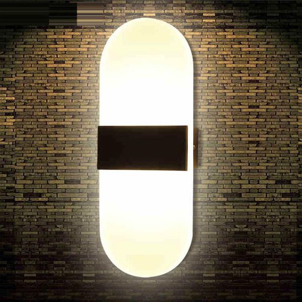 

wall lamp thrisdar modern acrylic led 4/6w metal bedside light living room bedroom el corridor aisle lighting sconce