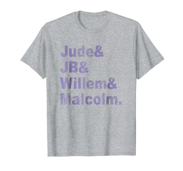 

jude jb willem malcolm t-shirt gift, White;black