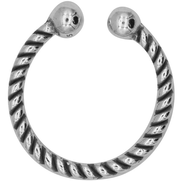 Ring aus 925er-Sterlingsilber, einfache Kette, Streifen, Straße, runde Perlenöffnung, verstellbar, stapelbar mit Schmuckzubehör