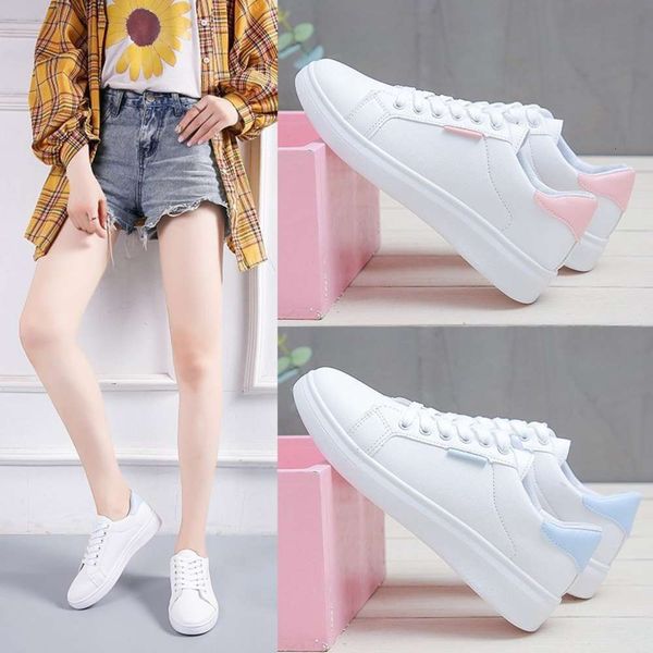 

Casual shoes 2021 spring new small white shoes women's thick soled sports board H41T, Blue