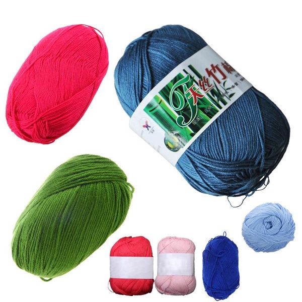 

yarn 50g tencel bamboo cotton for baby, Black;white