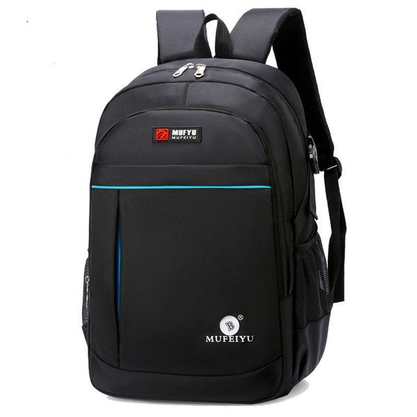

backpack large capacity men school teenage boys bagpack teen junior high student male casual nylon 2021 spring