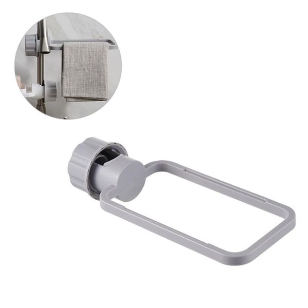 

hooks & rails 1pc storage rack creative towel sponge draining holders sink racks for kitchen bathroom (white)