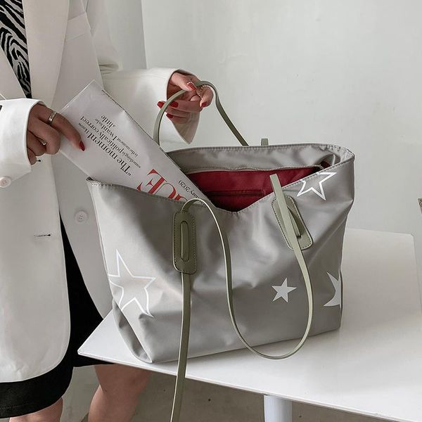 

evening bags niche design large-capacity bag women all-match 2021 fashion shoulder student handbag tote underarm width: 45cm