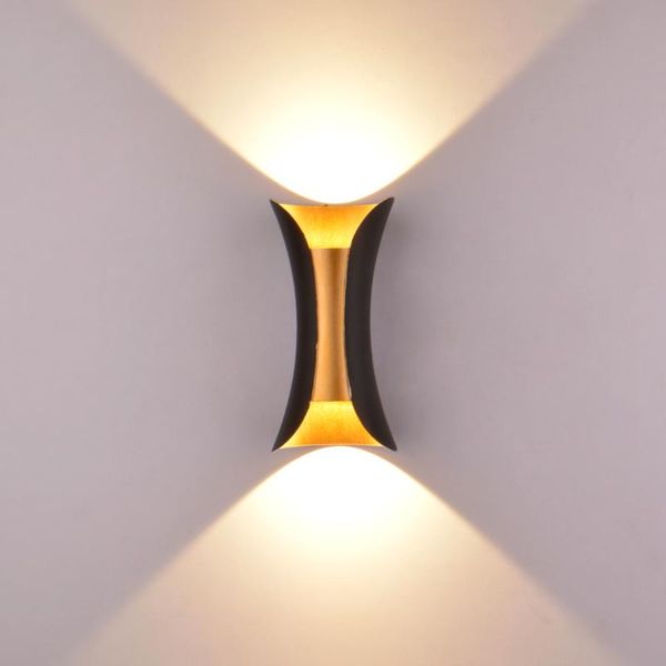 

surface mounted led waterproof indoor outdoor wall lamp 6w 10w aluminum adjustable cube garden porch light with driver