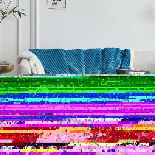 

blankets lxx double layer thickened sofa cover blanket cashmere magic office nap air conditioning children quilt