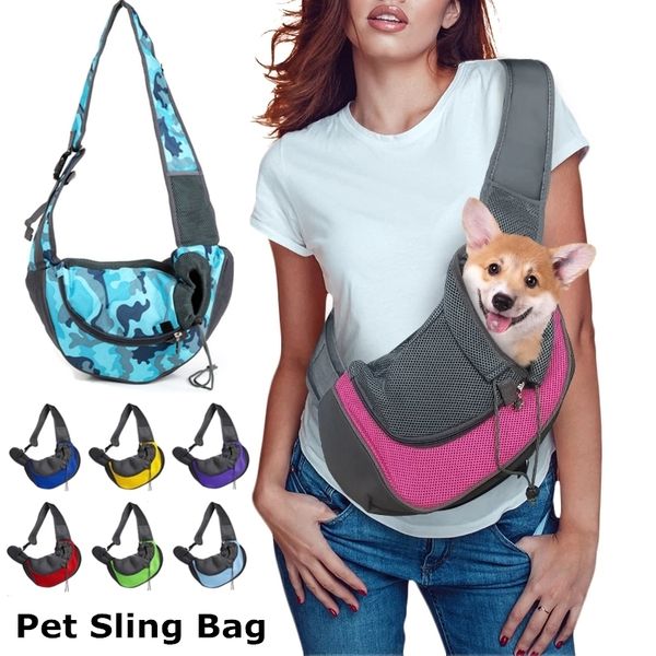 

pet puppy carrier s/ outdoor trave dog shouder bag mesh oxford singe comfort sing handbag tote pouch