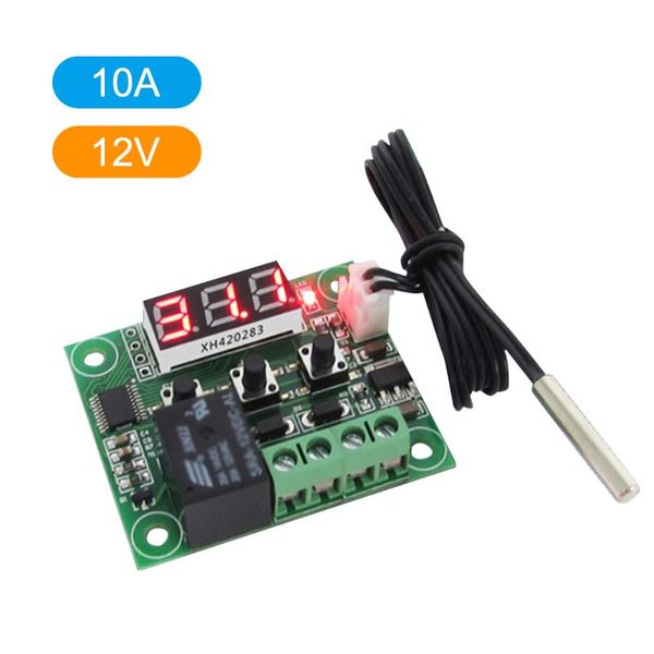

smart home control w1209 digital temperature controller board micro electronic high accuracy ntc sensor temp thermostat panel w/ 3digit led