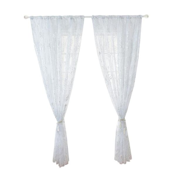 

curtain & drapes 1 pc rod shading voile minimalist indoor feather bronzing decorative window screening small fresh half tulle for