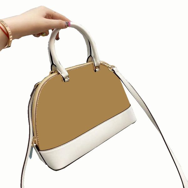 

shoulder bags luxury brand design crossbodybag double handle organizer classic elegant ladies shell bag with padlock double-zipper closure t