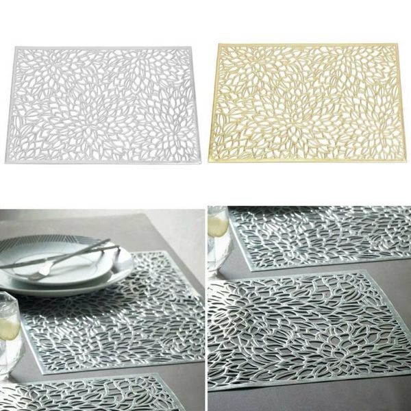 Mats Pads Placemat Charger quadrado Floral Dining Table Mat Wedding Party Birthday Decor